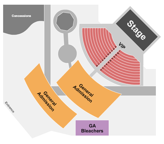 Wyatt Earp Park Seating Chart: GA & VIP Seating
