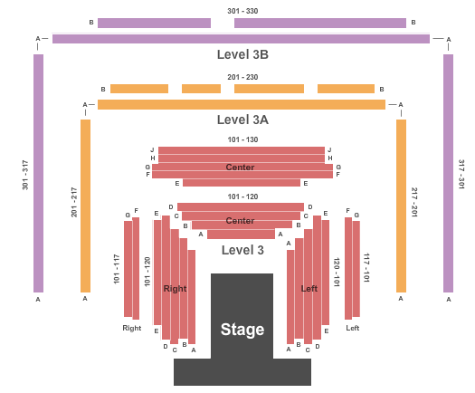 Wyly Theatre Seating Chart: End Stage