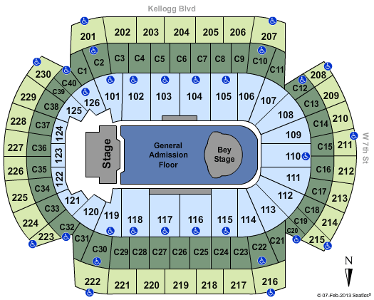 Xcel Energy Center Seating Chart