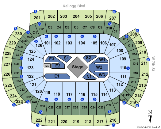 Xcel Energy Center Seating Chart