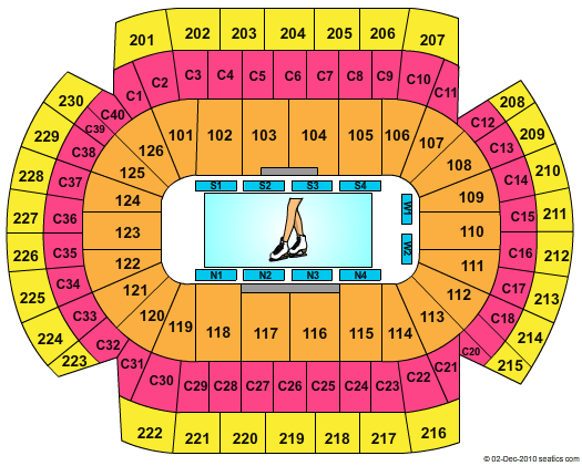 Xcel Energy Center Seating Chart