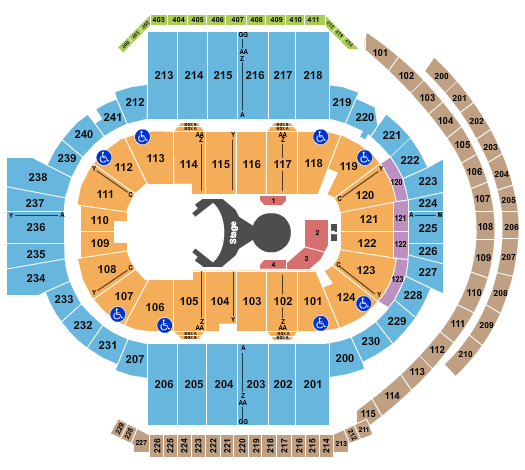 XL Center Seating Chart: Cirque - Ovo