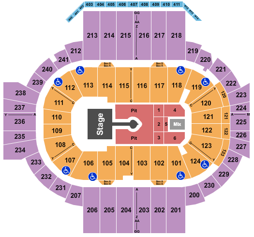 XL Center Seating Chart: Sabrina Carpenter