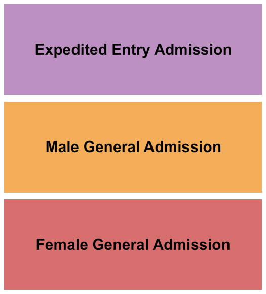 XS Nightclub At Wynn Las Vegas Seating Chart: Male/Female/Expedited