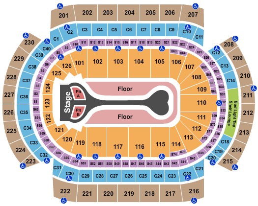 Xcel Energy Center Seating Chart: Benson Boone