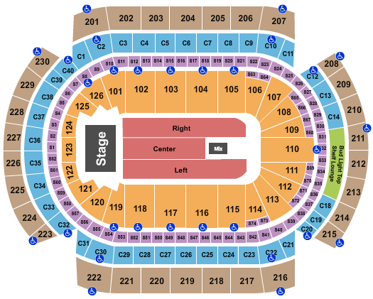 Xcel Energy Center Seating Chart: Endstage 3