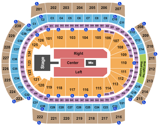 Xcel Energy Center Seating Chart: Endstage Pit 2