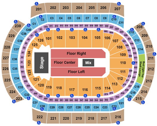 Xcel Energy Center Seating Chart: Endstage 2