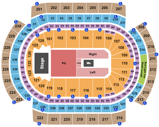 Xcel Energy Center Seating Chart: Godsmack