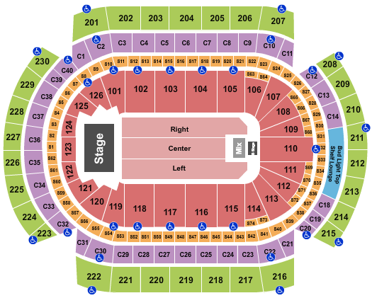 Xcel Energy Center Seating Chart: Pentatonix