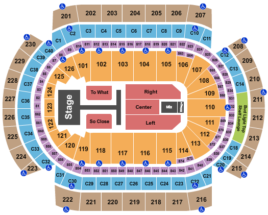 Xcel Energy Center Seating Chart: Tate McRae