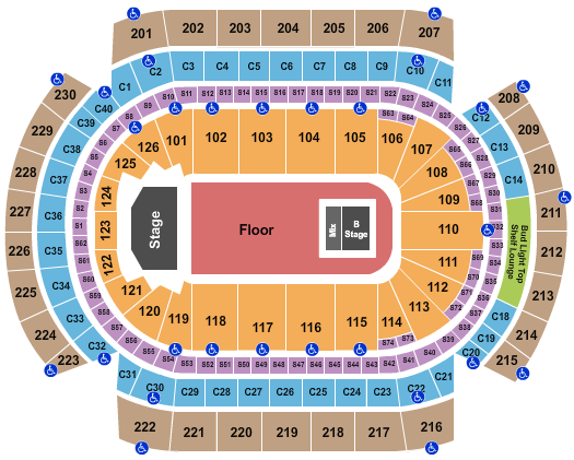 Xcel Energy Center Seating Chart: Tyler The Creator