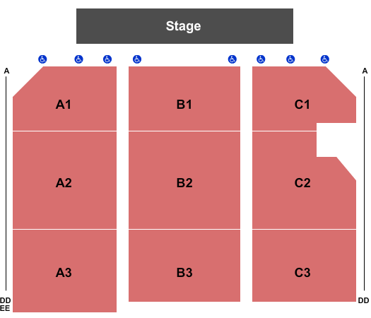 Xcite Center - Parx Casino and Racing Seating Chart: Endstage 2