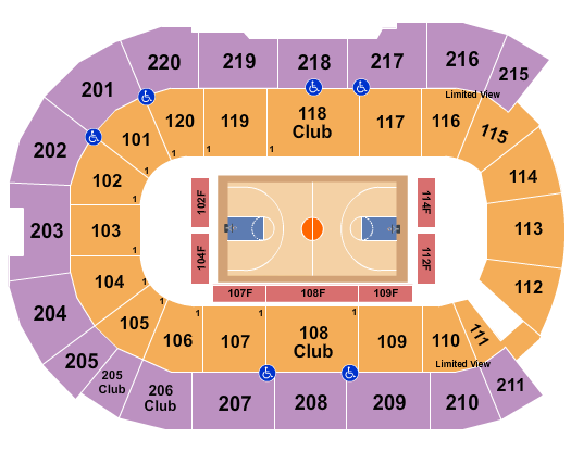 Angel of the Winds Arena Seating Chart: Harlem Globetrotters