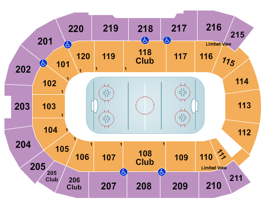 Veterans Memorial Coliseum Seating Chart Winterhawks
