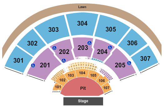 Xfinity Center - MA Seating Chart: Endstage - Large GA Pit