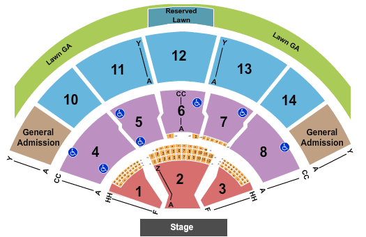 Xfinity Center - MA Seating Chart: Endstage Open Air GA 2