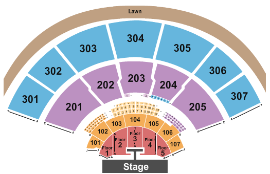 Xfinity Center - MA Seating Chart: Endstage with Catwalk