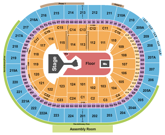 Xfinity Mobile Arena Seating Chart: Don Toliver