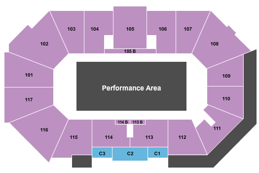 Xtream Arena Seating Chart: Rodeo