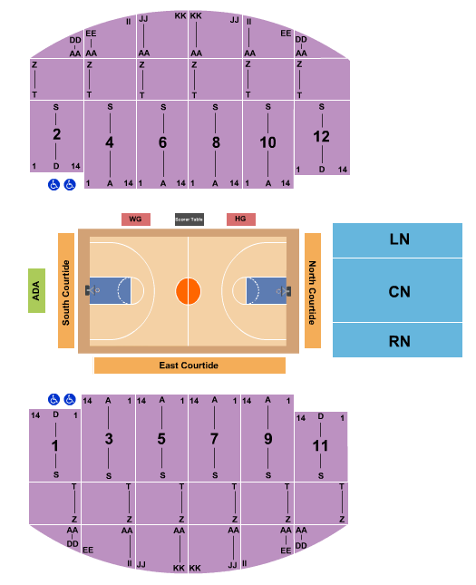 Yakima Valley Sundome Seating Chart: Harlem Globetrotters