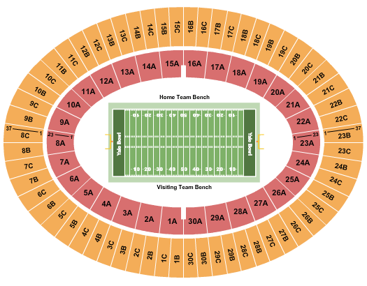 Yale Bowl Map