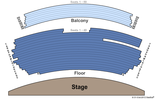 Yavapai College Performance Hall Seating Chart
