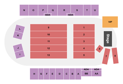 Yolo County Fairgrounds Seating Chart: Endstage