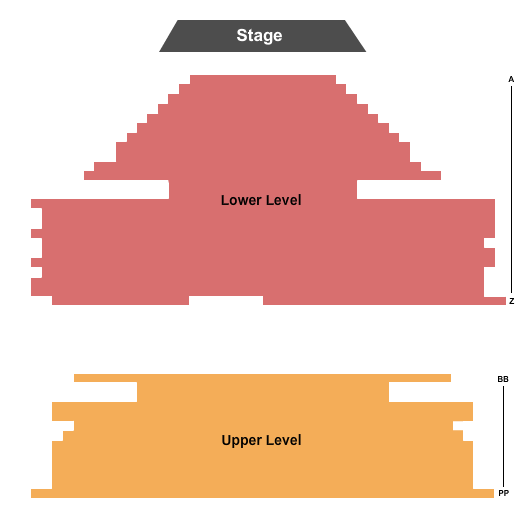 Young Auditorium Seating Chart: Endstage