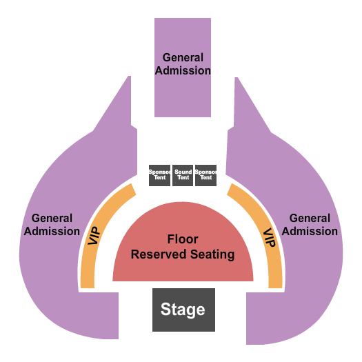 Youngsville Amphitheater Seating Chart: Endstage GA