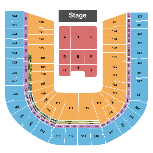 Zalgirio Arena Seating Chart: Endstage