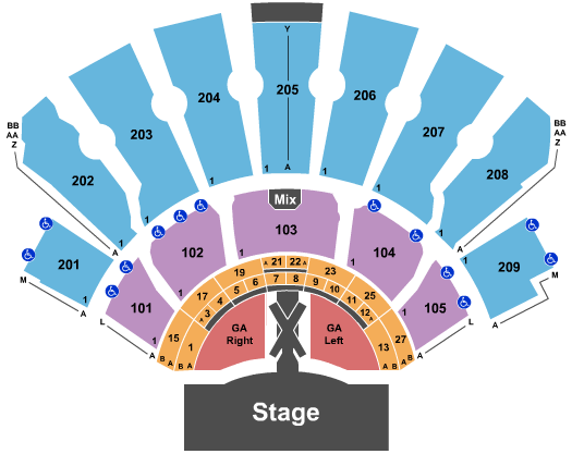 Axis Theatre Las Vegas Seating Chart