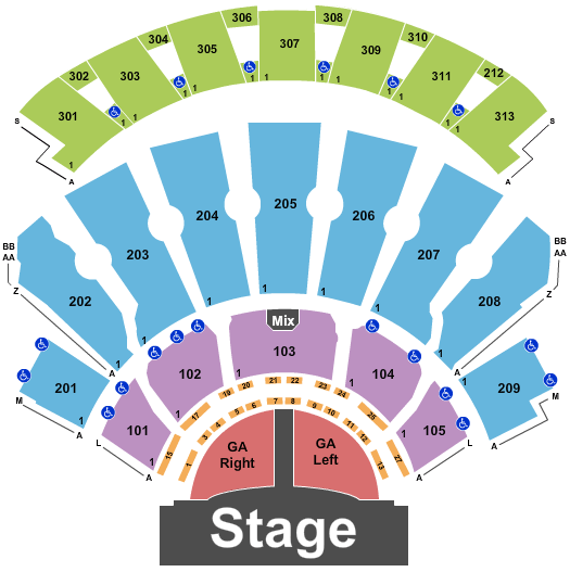 Bakkt Theater At Planet Hollywood Seating Chart