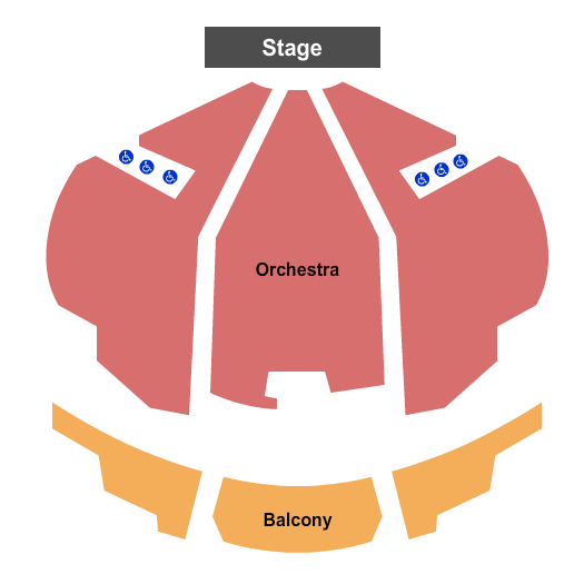 Zellerbach Theater at Annenberg Center Seating Chart