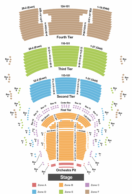 Adrienne Arsht Center Knight Concert Hall Seating Chart