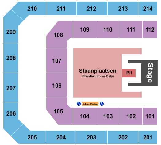 Ziggo Dome Seating Chart: Doja Cat