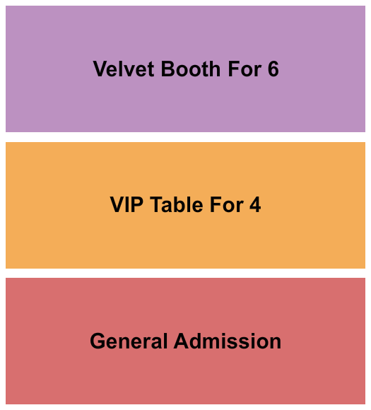 Ziggy's - High Point Seating Chart: GA/VIP Table/Booth