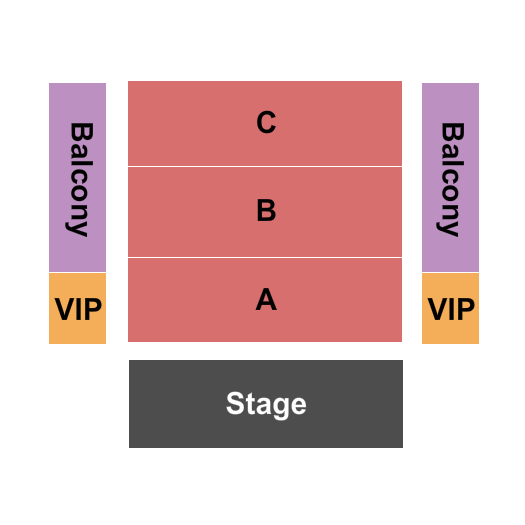 Zipper Concert Hall Seating Chart: Candlelight