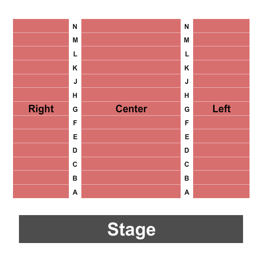 Zlock Performing Arts Center Seating Chart: Endstage