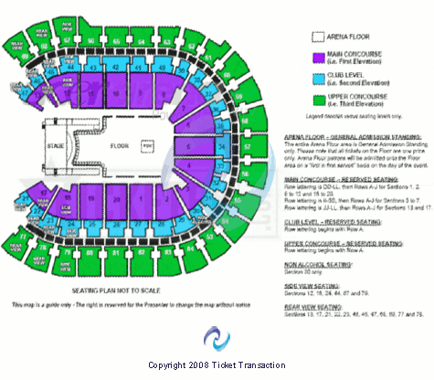 Qudos Bank Arena Seating Chart