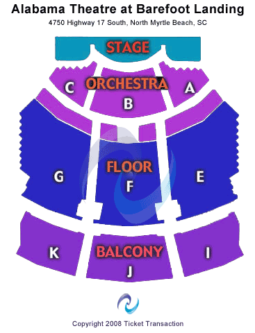 Alabama Theatre Seating Chart