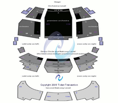 American Conservatory Theater Seating Chart
