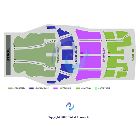 CIBC Theatre Seating Chart: End Stage