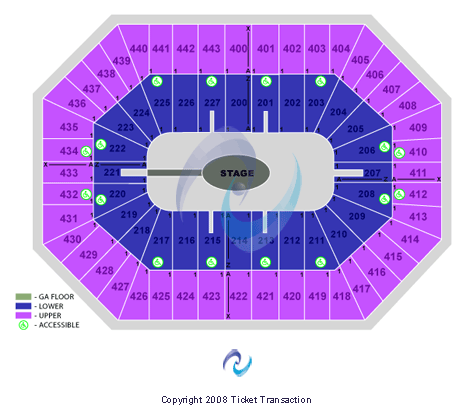 center bradley bmo harris stage ga floor