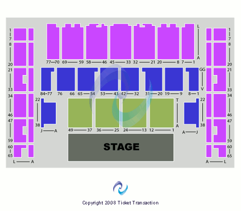 Brighton Centre Seating Chart: End Stage
