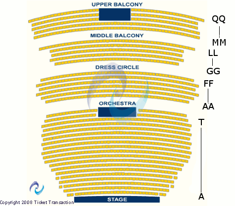 The Capitol Theatre Seating Chart