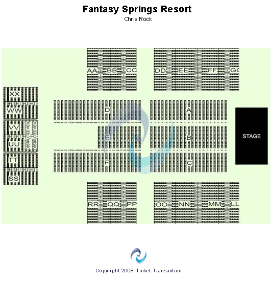 Springs Resort Seating Chart