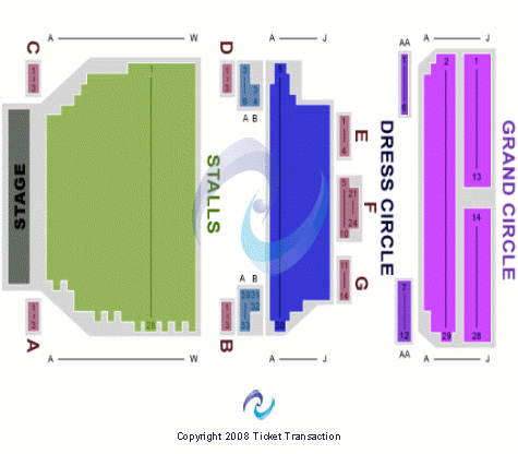 Gielgud Theatre Seating Chart