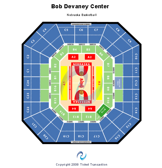 Bob Devaney Sports Center Seating Chart