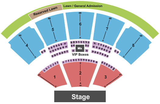 iTHINK Financial Amphitheatre Seating Chart: Distrubed